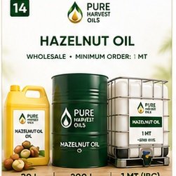 Unrefined hazelnut oil cold pressed
