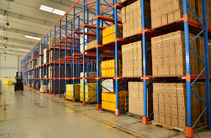 Sunflower oil warehouse